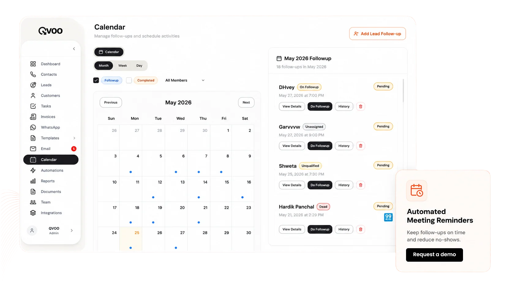 Automated Scheduling