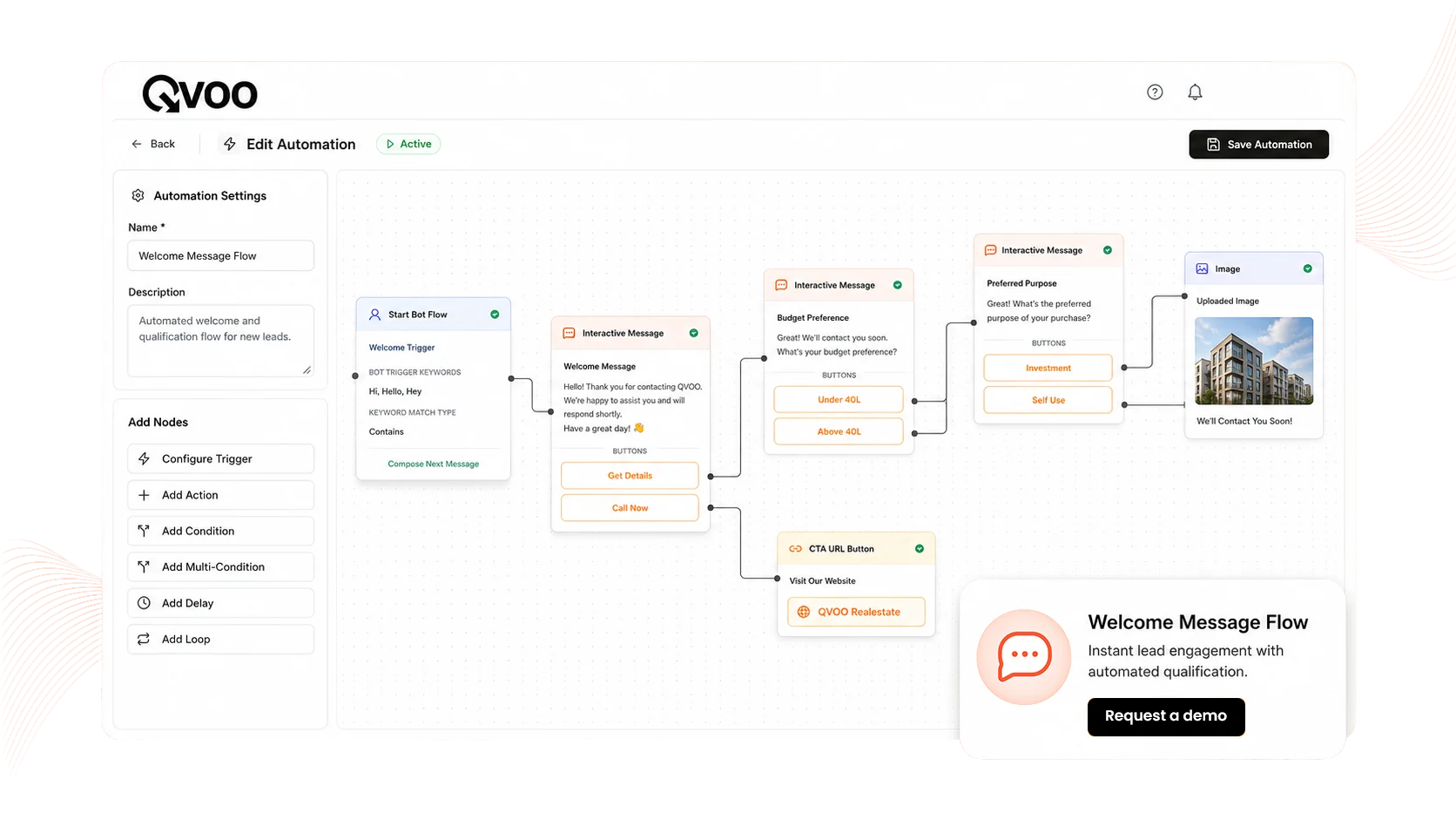 Welcome Message Automation